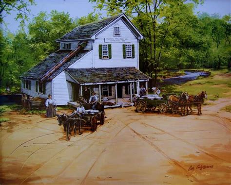 Praters Mill Old Grist Mills Country Art Limited Edition Prints Etsy