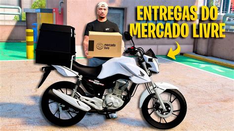 Fazendo O Vale Do Dia Nas Entregas Do Mercado Livre Gta V Vida Real