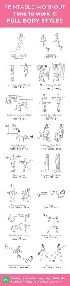 Total Gym Exercise Chart Pdf Exercise Pinterest Total Gym