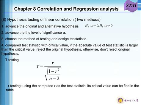 PPT Chapter 8 Correlation And Regression Analysis PowerPoint