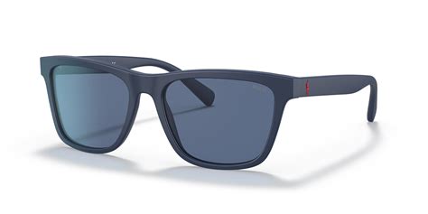 Polo Ralph Lauren Ph4167 56 Dark Blue And Matte Navy Blue Sunglasses