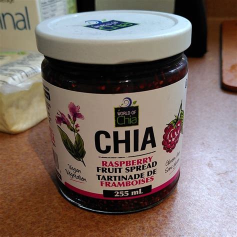 World Of Chia Chia Raspberry Spread Review Abillion