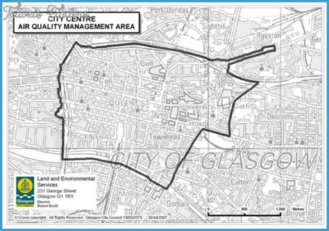 Map Of Glasgow City Centre - TravelsFinders.Com