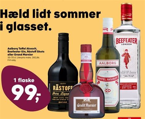 Aalborg Taffel Akvavit Beefeater Gin R Stoff Shots Eller Grand