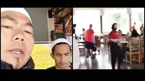 Viral Video Aksi 2 Pria Gerebek Rumah Makan Di Puncak Bogor Yang Buka