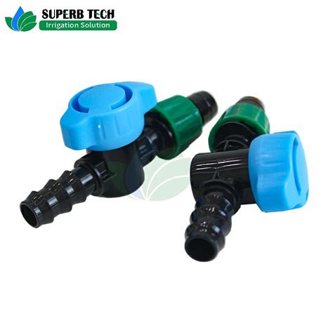 Drip Irrigation Tape Fitting Plastic Barb Lock Mini Valve China