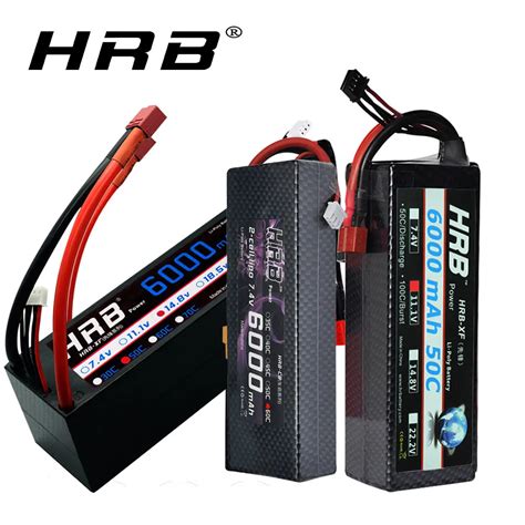 Newest And Best Here Fashion Merchandise 2pcs HRB 2S 6000mAh 7 4V Lipo