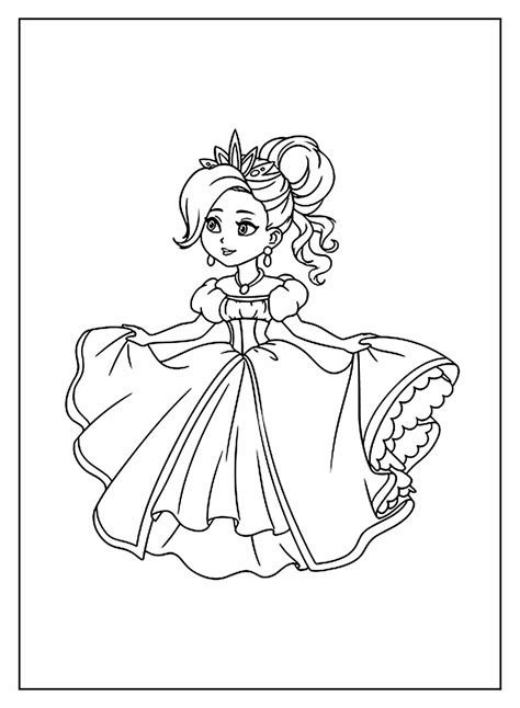 Desenhos De Princesas Para Colorir - Desenhos de Princesas para colorir - Bora Colorir