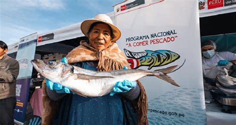 PRODUCE Perú Más de 20 mil familias se beneficiaron con pescado a