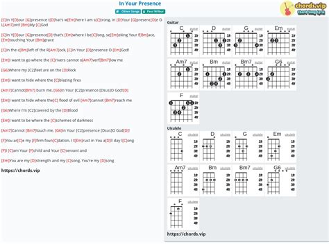 Chord: In Your Presence - tab, song lyric, sheet, guitar, ukulele ...