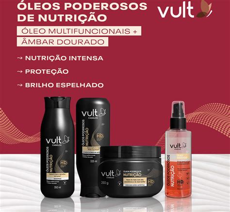 Óleo Bifásico Vult Cabelos Óleos Poderosos Nutrição Beleza na Web