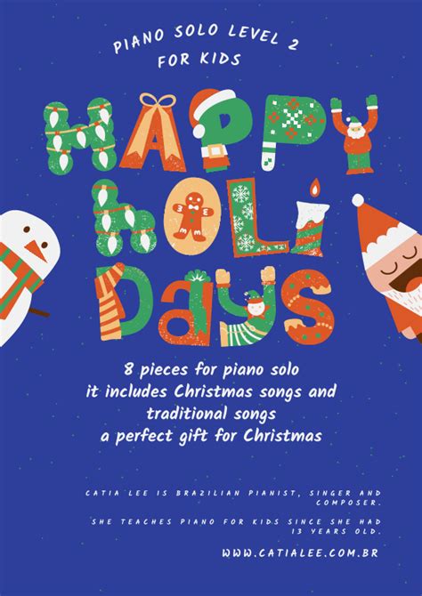 Happy Holidays Piano Solo Album Level 2 Arr Catia Lee By Various