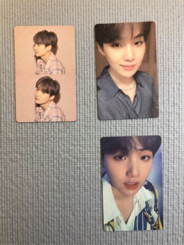 Bts [ Map Of The Soul ] Persona Official Photocard Suga Ebay