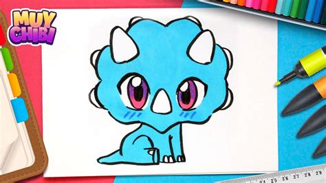 COMO DIBUJAR UN DINOSAURIO Chibi Dibujos Chibi Faciles Como Dibujar