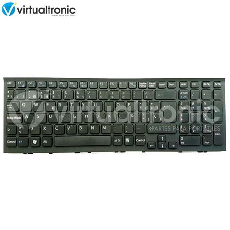 Teclado Sony VPC EL Negro Con Marco Virtual Tronic