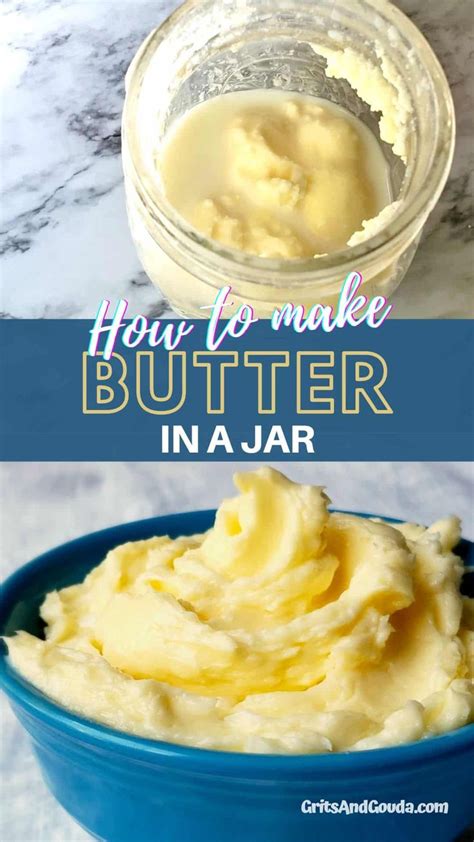 Homemade Butter In A Jar Recipe