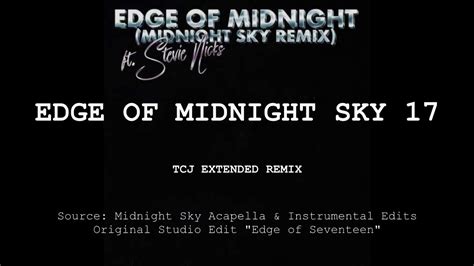 Miley Cyrus Edge Of Midnight Sky Tcj Extended Remix Youtube