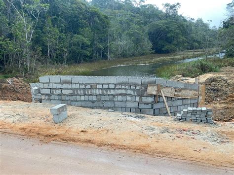 Ponte de acesso à Aldeia Juerana está passando por obras de recuperação