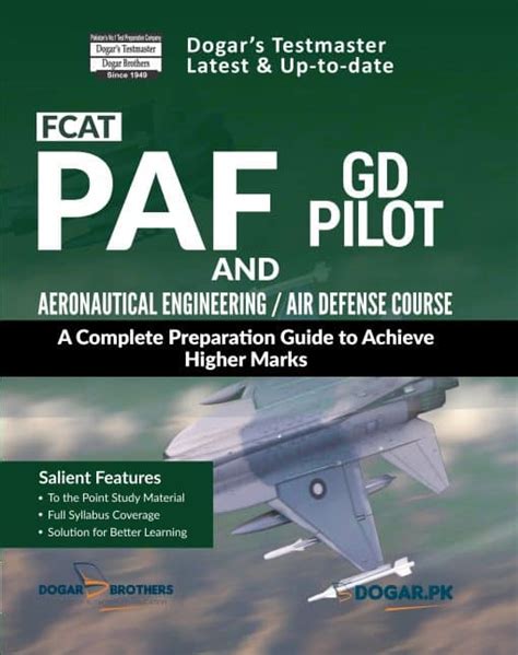 Fcat Paf Gd Pilot Aeronautical Engineering Air Defence Course