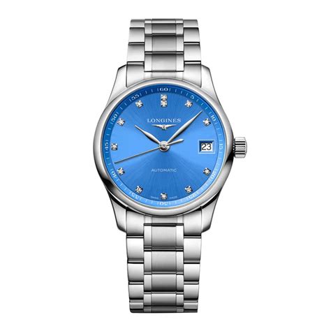 Longines Master Collection 34mm Ladies Watch Blue L23574986 Goldsmiths