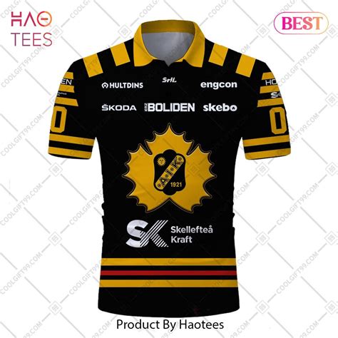 Personalized Shl Skelleftea Aik Home Jersey Style Polo Shirt