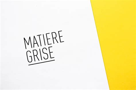 Matiere Grise Behance