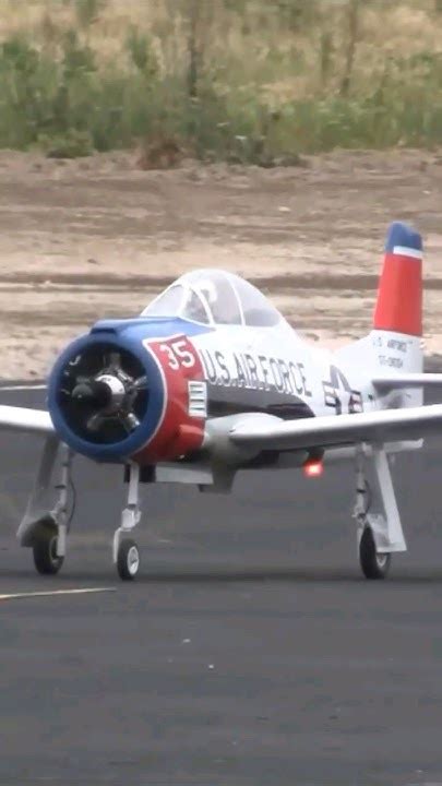 Giant Tomahawk Aviation T 28 Trojan Scale Takeoff In Chino California