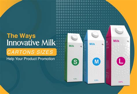 The Ways Innovative Milk Cartons Sizes Help Your Product Promotion