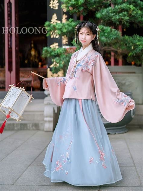 2022 Chinese Traditional Hanfu Costume Woman Ancient Ming Dynasty Dress