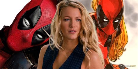 Blake Lively As Lady Deadpool Is Proven To Be The Perfect Mcu Casting