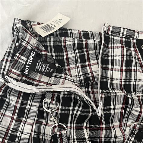 Hot Topic Plaid Skirt New With Tags Hot Topic Depop
