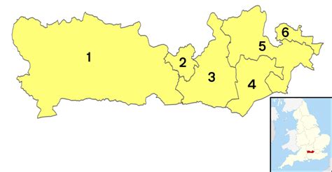 Image: Berkshire numbered districts