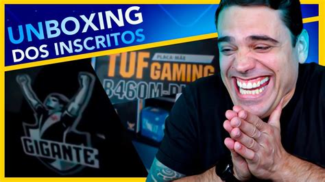 O GIGANTE VASCAÍNO SOUBE MONTAR O PC Unboxing dos Inscritos YouTube