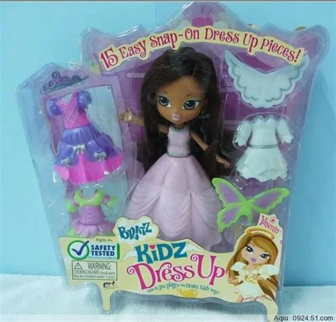 Hsb toys Bratz Doll 18cm MGA BRATZ Kidz Dress Up 15 easy snap on dress ...