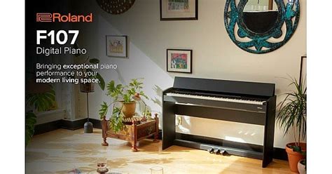 Jual Roland F107 88 Key Digital Piano Black FREE Ongkir