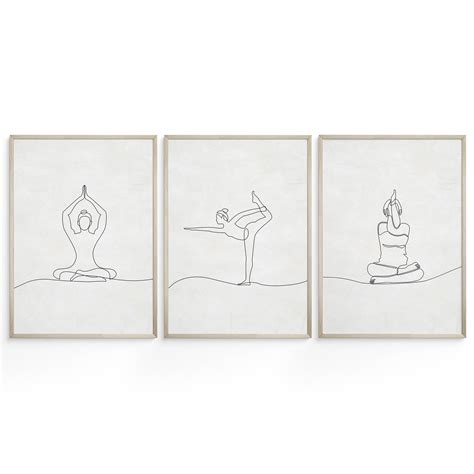 Yoga Wall Art Set of 14 Printables Yoga Studio Art Yoga Room Decor Home ...