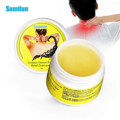 Scorpion Analgesic Ointment Arthritis Back Muscle Strain Pain Massage Rheumatism Relief Plaster