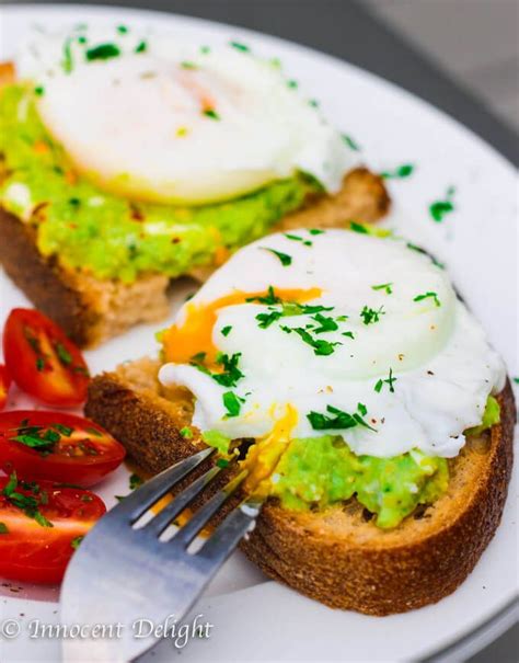 Smashed Avocado Poached Egg Toast Recipe Avocado Poached Egg Clean