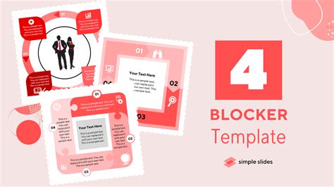 4 Blocker Template PowerPoint Google Slides Keynote Templates