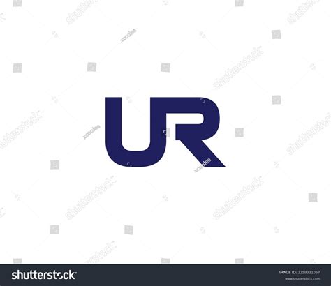 Ur Logo Design Vector Template Royalty Free Stock Vector