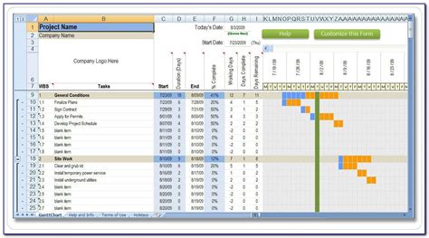 Construction Project Management Excel Templates Prosecution