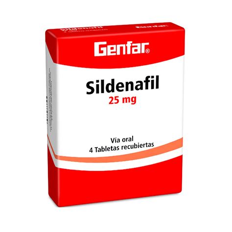 Sildenafil Genfar Tabletas 25 Mg Farmacia Pasteur Medicamentos Y Cuidado Personal