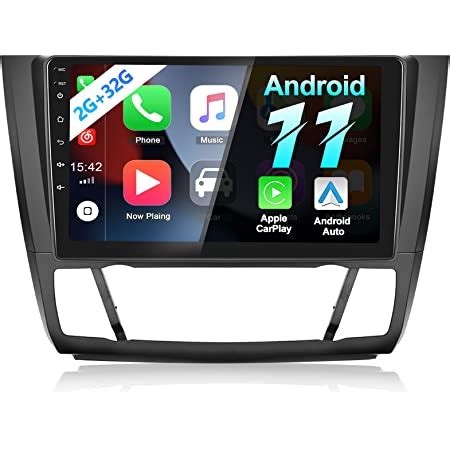 CAMECHO Android 11 Wireless Carplay Car Stereo For BMW 1 Series E88 E82