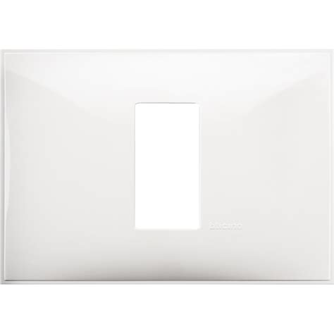 Classia Cover Plate 1 Module Centered White BT R4803M1RW