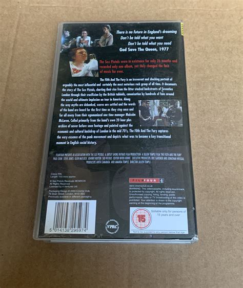 The Filth And The Fury A Sex Pistols Film VHS 2003 For Sale Online