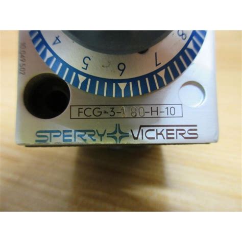 Sperryvickers Fcg H Flow Control Valve Fcg H New No Box