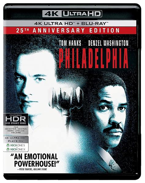 Philadelphia 25th Anniversary Edition Tom Hanks Denzel Washington