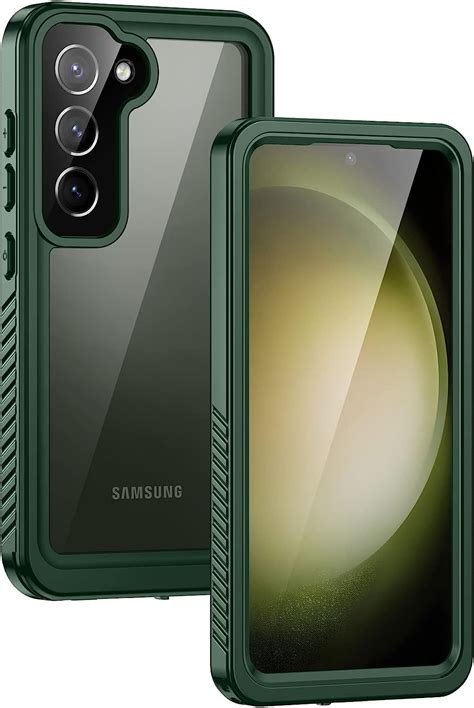 Lanhiem Coque pour Samsung S23 6 1 IP68 Étanche Antichoc 360