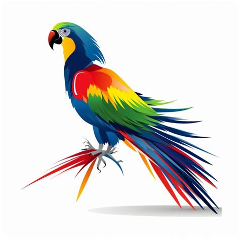 National bird of Haiti with white background high q | Premium AI-generated image