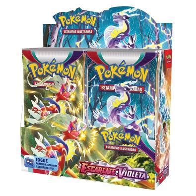 36 Pacotes Copag Caixa Pokémon Booster 216 KaBuM